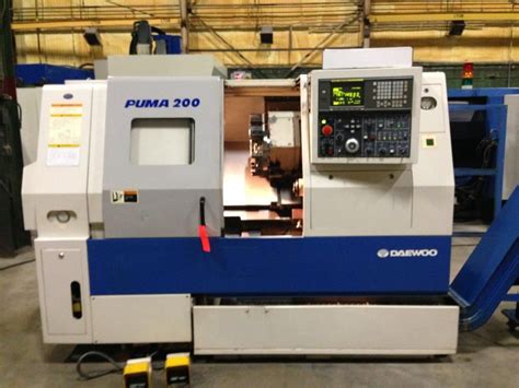 200 cnc machines|Daewoo Puma 200.